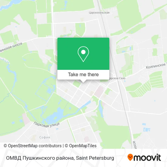 ОМВД Пушкинского района map