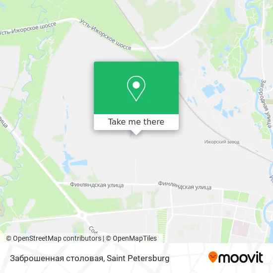 Заброшенная столовая map