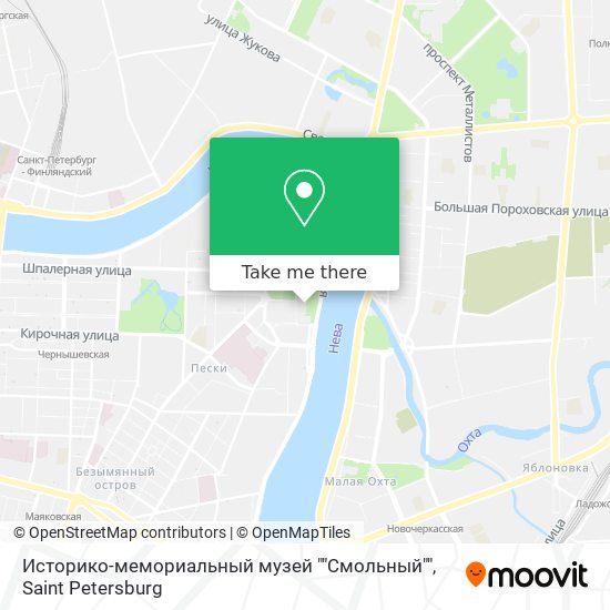 Историко-мемориальный музей ""Смольный"" map