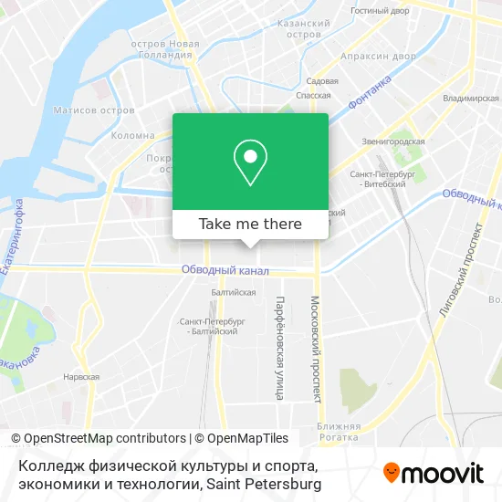 Колледж физической культуры и спорта, экономики и технологии map
