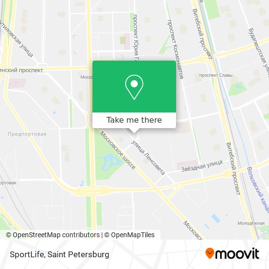 SportLife map