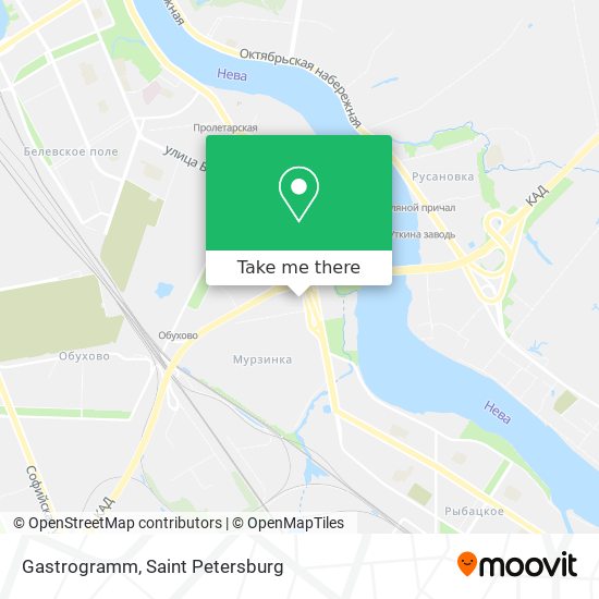 Gastrogramm map