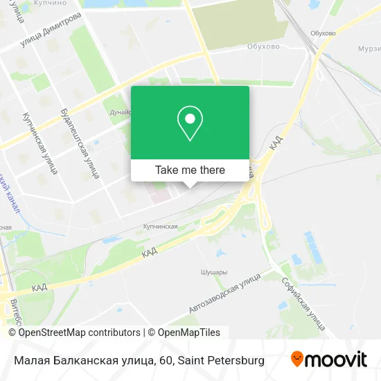Малая Балканская улица, 60 map