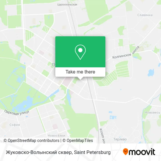 Жуковско-Волынский сквер map