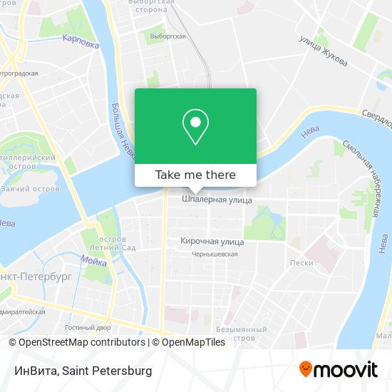 ИнВита map