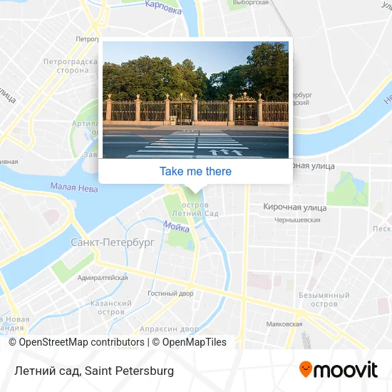 Летний сад map