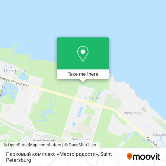 Парковый комплекс «Место радости» map