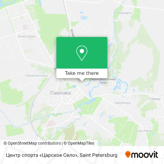 Центр спорта «Царское Село» map