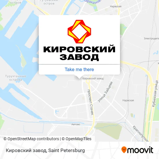 Кировский завод map
