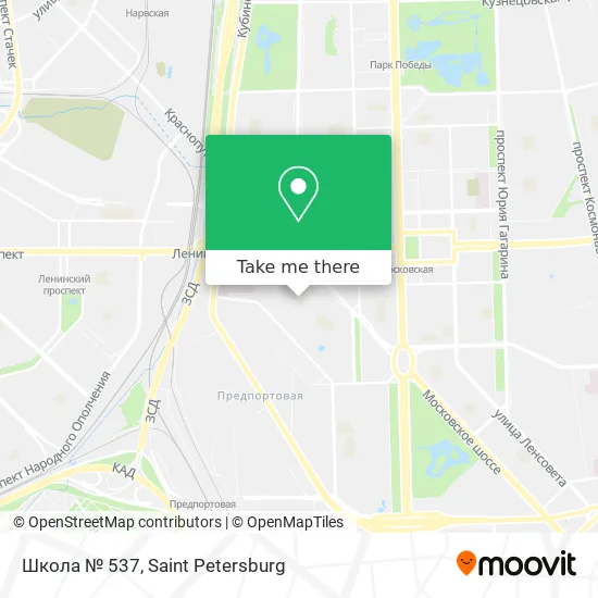 Школа № 537 map