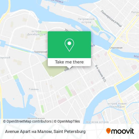 Avenue Apart на Малом map