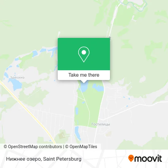 Нижнее озеро map
