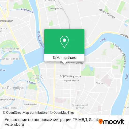 Управление по вопросам миграции ГУ МВД map
