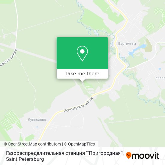 Газораспределительная станция ""Пригородная"" map