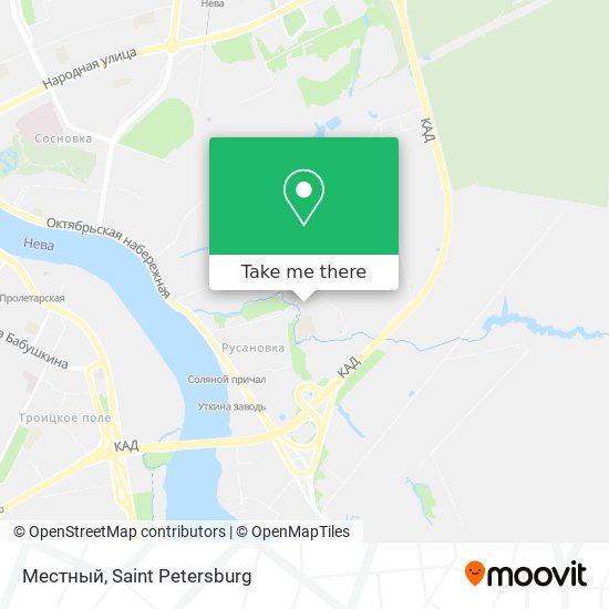 Местный map
