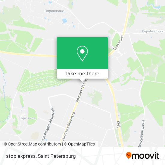 stop express map