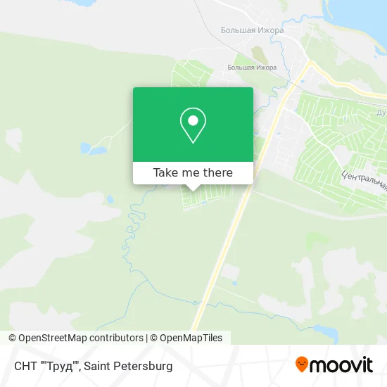 СНТ ""Труд"" map