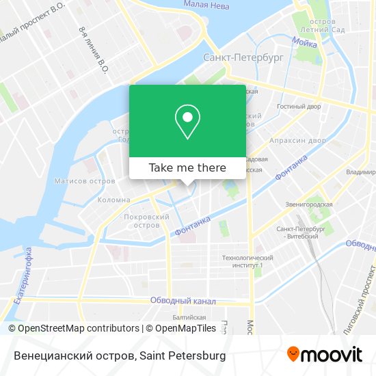 Венецианский остров map