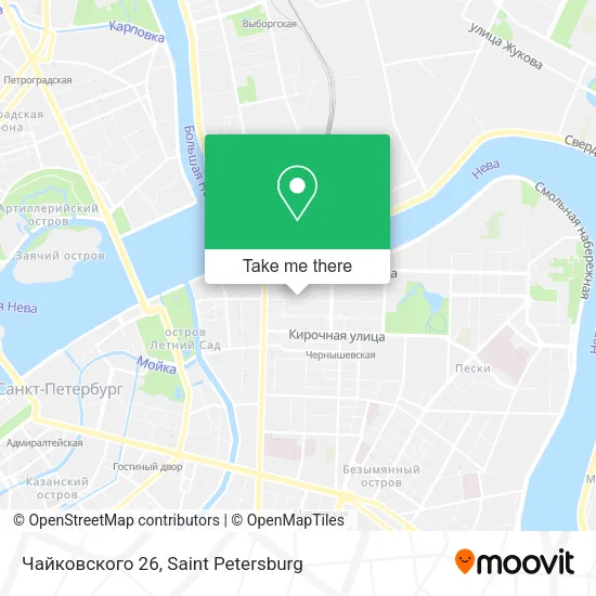 Чайковского 26 map