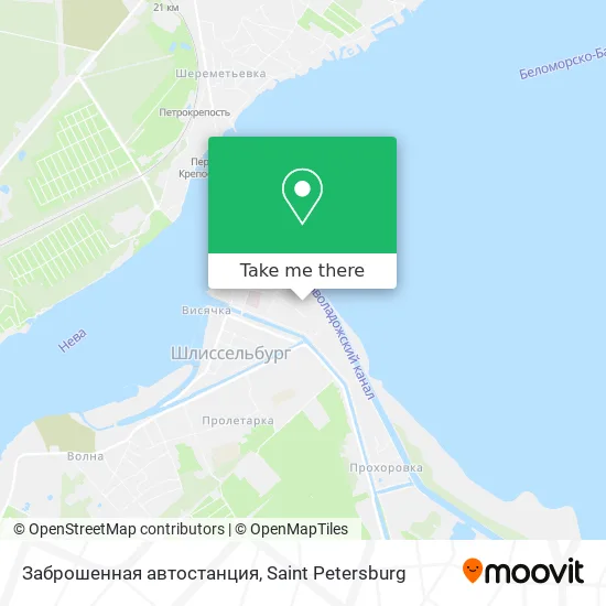 Заброшенная автостанция map