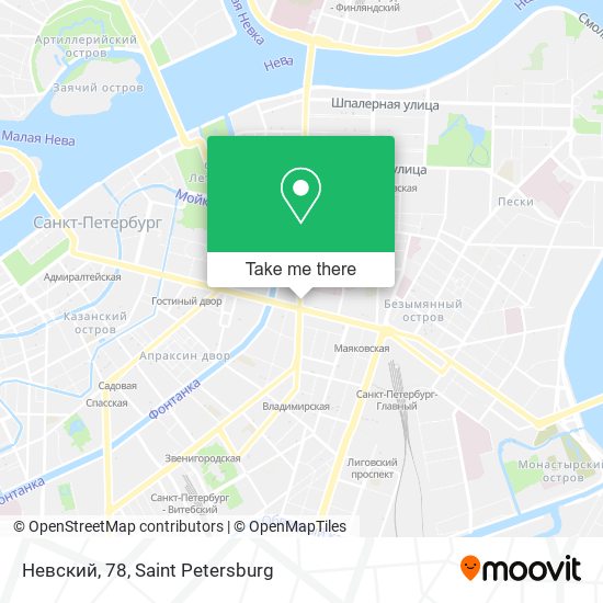 Невский, 78 map
