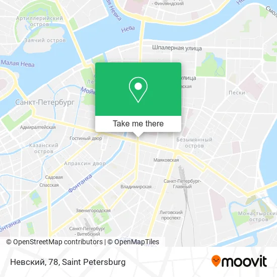 Невский, 78 map