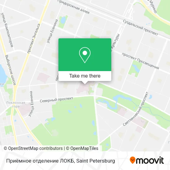 Приёмное отделение ЛОКБ map
