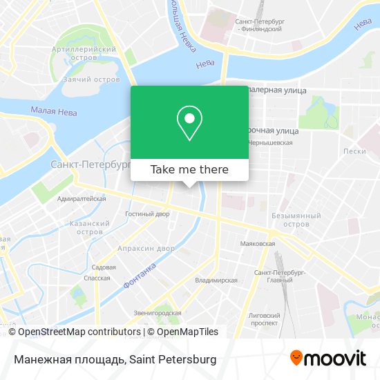 Манежная площадь map