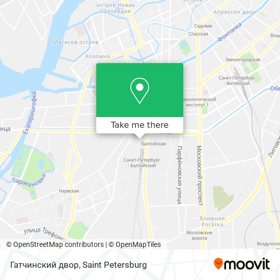 Гатчинский двор map