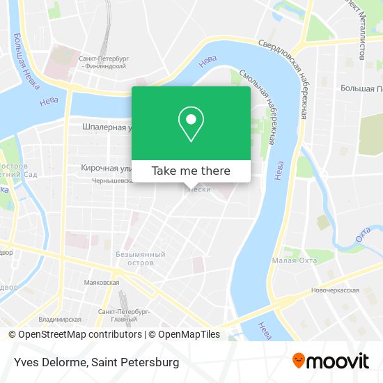 Yves Delorme map