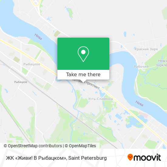 ЖК «Живи! В Рыбацком» map