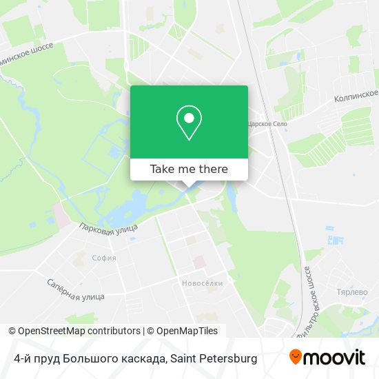 4-й пруд Большого каскада map