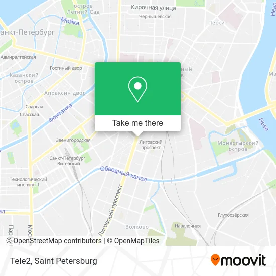 Tele2 map