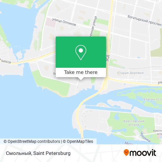 Смольный map