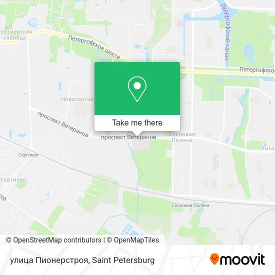 улица Пионерстроя map