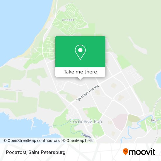 Росатом map