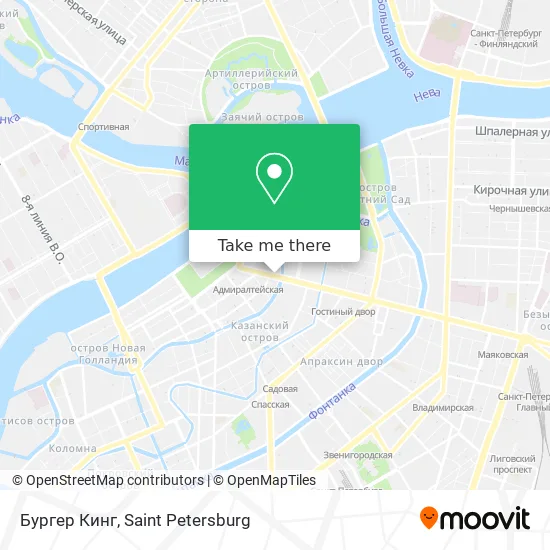 Бургер Кинг map