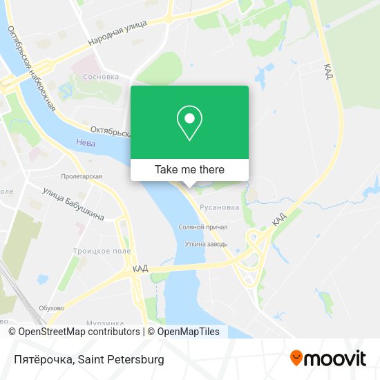 Пятёрочка map