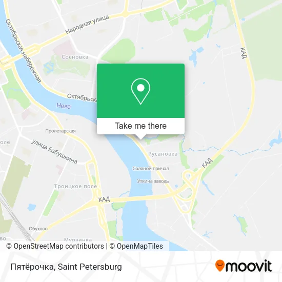 Пятёрочка map