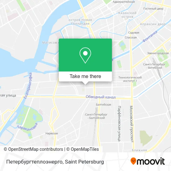 Петербургтеплоэнерго map