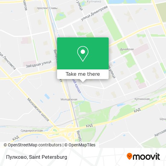 Пулково map