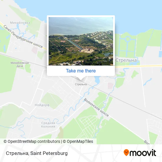 Стрельна map