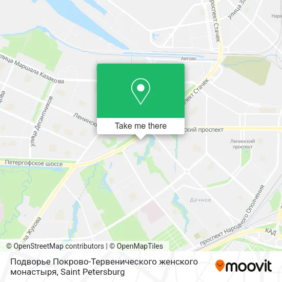 Подворье Покрово-Тервенического женского монастыря map