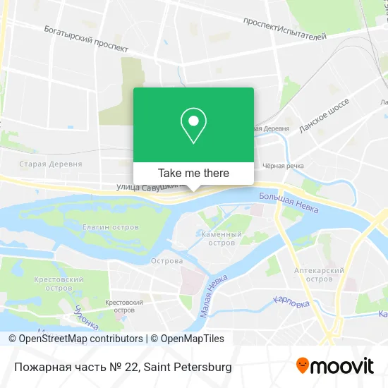 Пожарная часть № 22 map