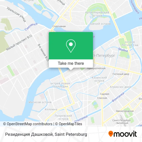 Резиденция Дашковой map