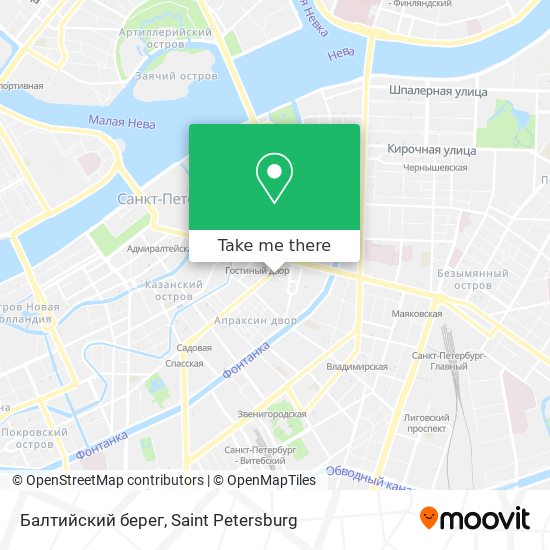 Балтийский берег map