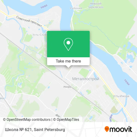 Школа № 621 map