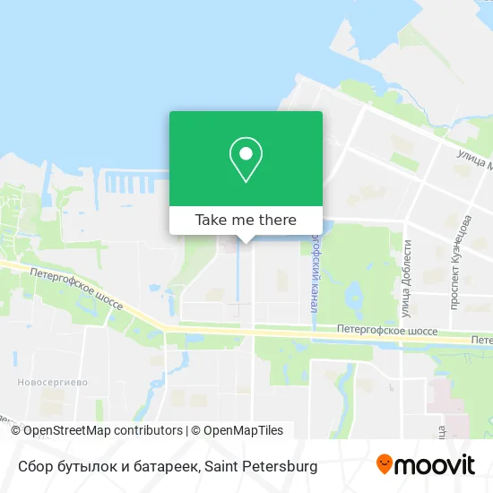 Сбор бутылок и батареек map