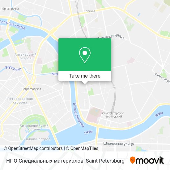 НПО Специальных материалов map