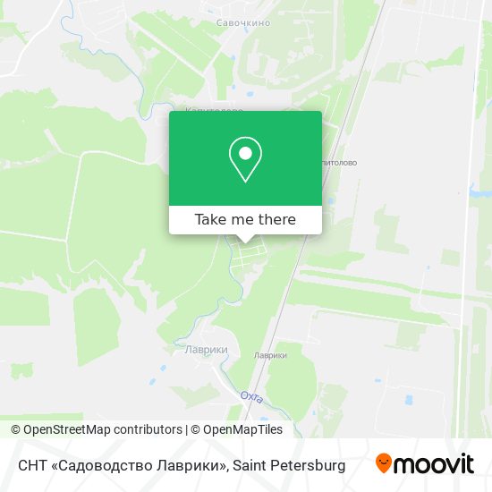 СНТ «Садоводство Лаврики» map